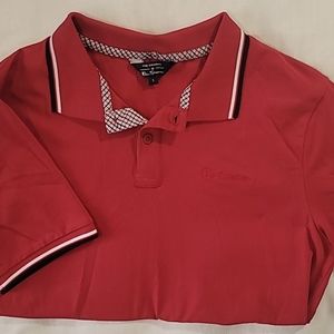 Ben Sherman Thin Soft Tshirt Feel Polo Men's Small Ladies Medium  NWOT